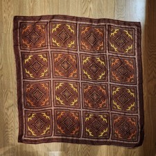 All Acetate Hand Rolled Scarf from Japan