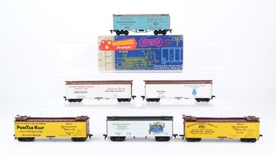 Unbekannt H0 Konvolut US Refrigerator Car ''Booth'', ''Worthington Creamery'', ''Supe