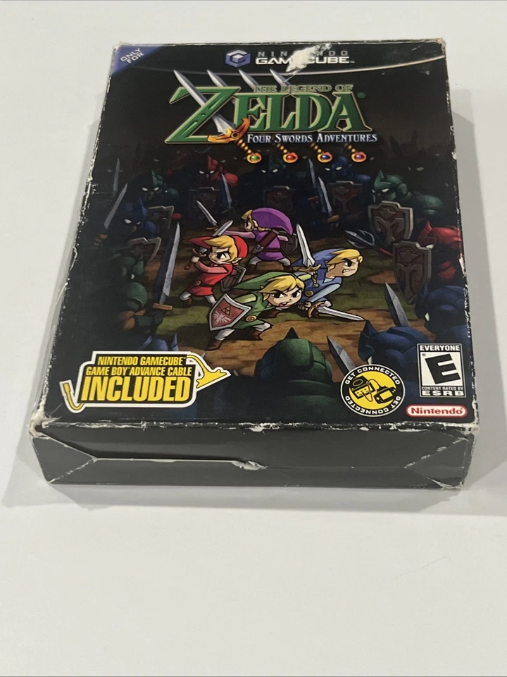 The Legend of Zelda Four Swords Adventures (Nintendo GameCube) Big Box - Image 4 of 4