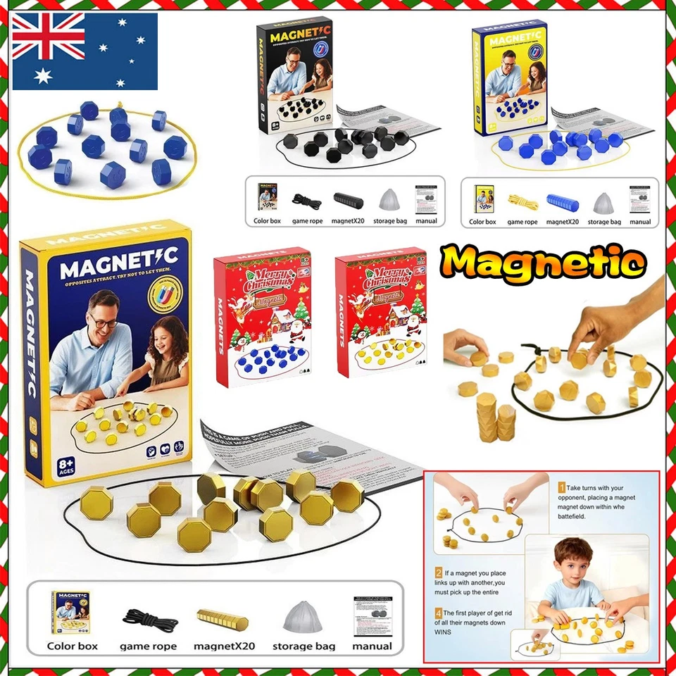 Upgraded Magnetic Stones Game Interactive Magnet Board Strategy Game for FamiGD - image 3 of 4