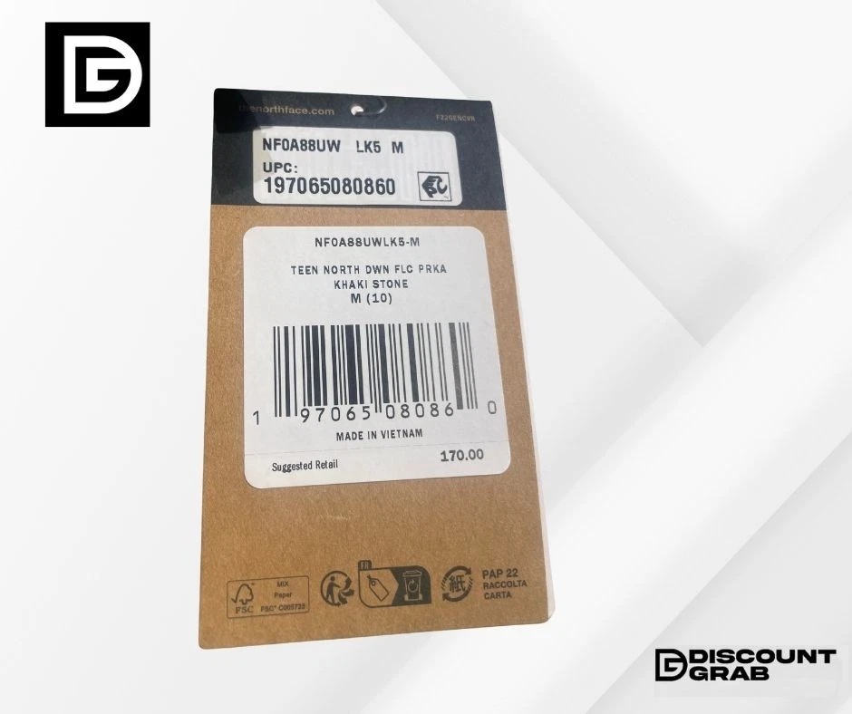 Parka Corta The North Face Teen North Down Forrada en Vellón - Piedra Caqui - Juvenil M Foto 2 de 2