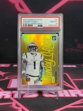 2024 Panini Donruss Optic Sunday Kings Ja'Marr Chase Gold /10 #15 PSA 10 Bengals