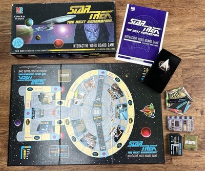 Vintage Star Trek The Next Generation Interaktives VHS Brettspiel - MB Spiele