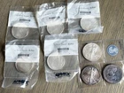 8 American SILVER Eagles & APMEX Buffalo ROUNDS 🔥.999 Bullion  1 OUNCE each