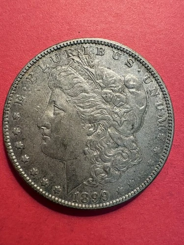 1899-O Morgan Dollar ~ AU+ Condition  ~ Nicely Toned- COMBINED SHIPPING!