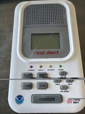 First Alert WX-150 Public Alert Weather Radio NOAA Emergency Receiver White