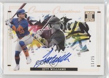 2024 Panini Impeccable Canvas Creations Holo Silver 11/25 Jett Williams Auto 1o2