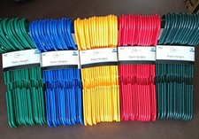 New Mainstays Plastic Clothing Hangers 18 Pack PICK A COLOR