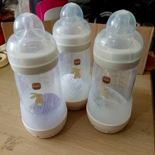 Image of MAM Easy Start Anti-Colic Baby Bottles, 3 Pack (3 x 260)