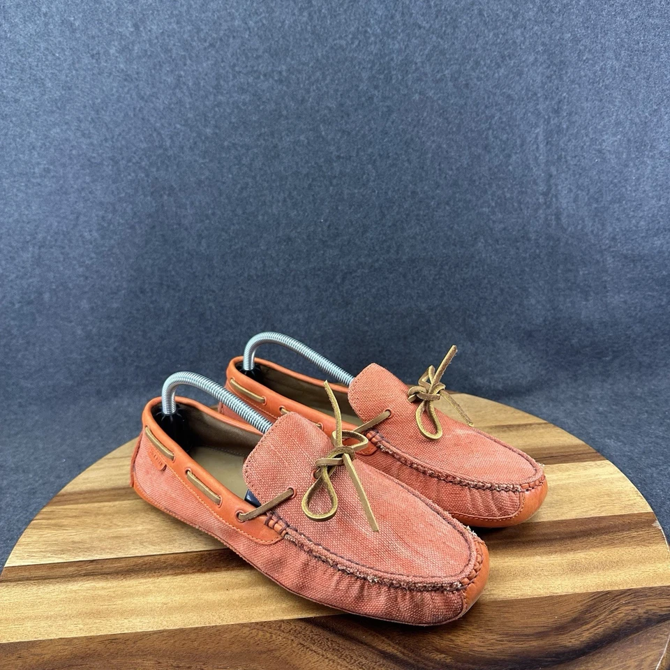 Mocasines sin cordones Cole Haan Coral Gamuza Cuero Mocasines Zapatos 8.5B C14625 Foto 2 de 4
