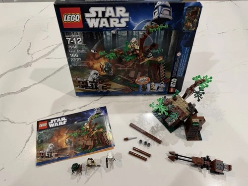 LEGO Star Wars Ewok Attack 7956 Box 166pcs Minifigures Complete Set