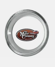 1969 1970 Chevelle Camaro 14"Deep dish Chrome Plated TrimRings 14X7 Set of 4