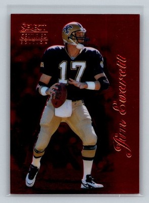 Jim Everett 1996 Select Certified Red #6 New Orleans Saints