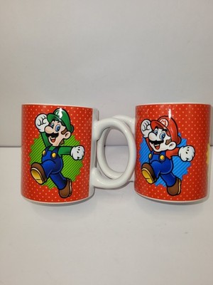 Nintendo Super Mario Luigi And Yoshi Coffee Mug Set Of 2 
