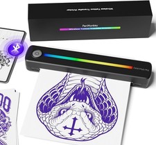 Wireless Tattoo Stencil Printer Bluetooth Thermal A4 304DPI Portable 1500mAh USB