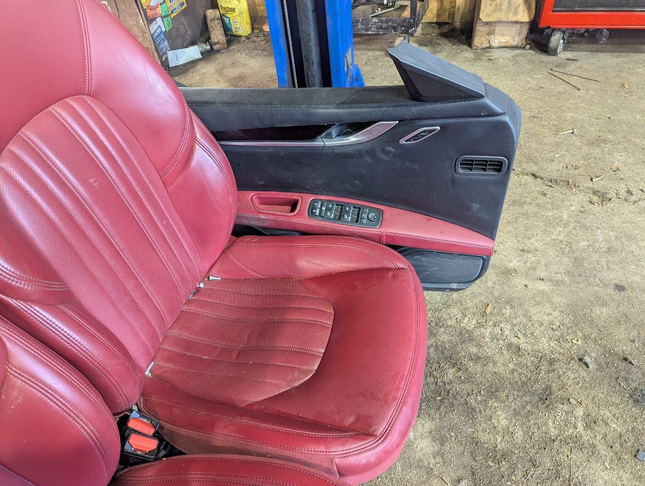 2014 - 2017 MASERATI GHIBLI RED INTERIOR SET 
