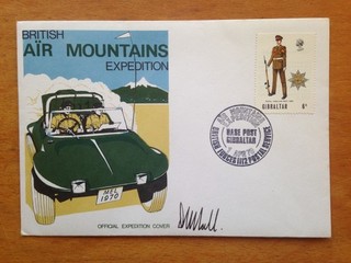 British Air Mountains Expedition 1970 signed first day cover