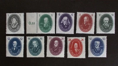 DDR Michel Nr. 261 - 270 ; 250 Jahre Akademie der Wissenschaften postfrisch 1950 - Bild 1 von 4