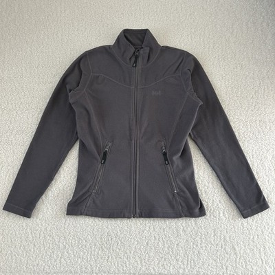 HELLY HANSEN Daybreaker Fleece Damen Gr. M Full Zip Jacke grau Wandern Outdoor