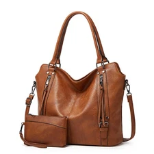 2025 New Womens Bag Large Bag Tote Bag Soft Leather Large Shoulder Messenger Bag