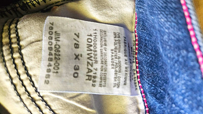 Wrangler Blue Cotton Denim Jeans Regular Fit Straight Leg Mid Rise 5-Pocket