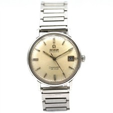 GENTS OMEGA SEAMASTER DEVILLE DATE AUTOMATIC WRISTWATCH STAINLESS STEEL ~34MM
