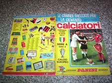 ALBUM CALCIATORI PANINI 1966-67 Q.COMPLETO(-10 FIG.+32 SCUDETTI)ORIGINALE BUONO