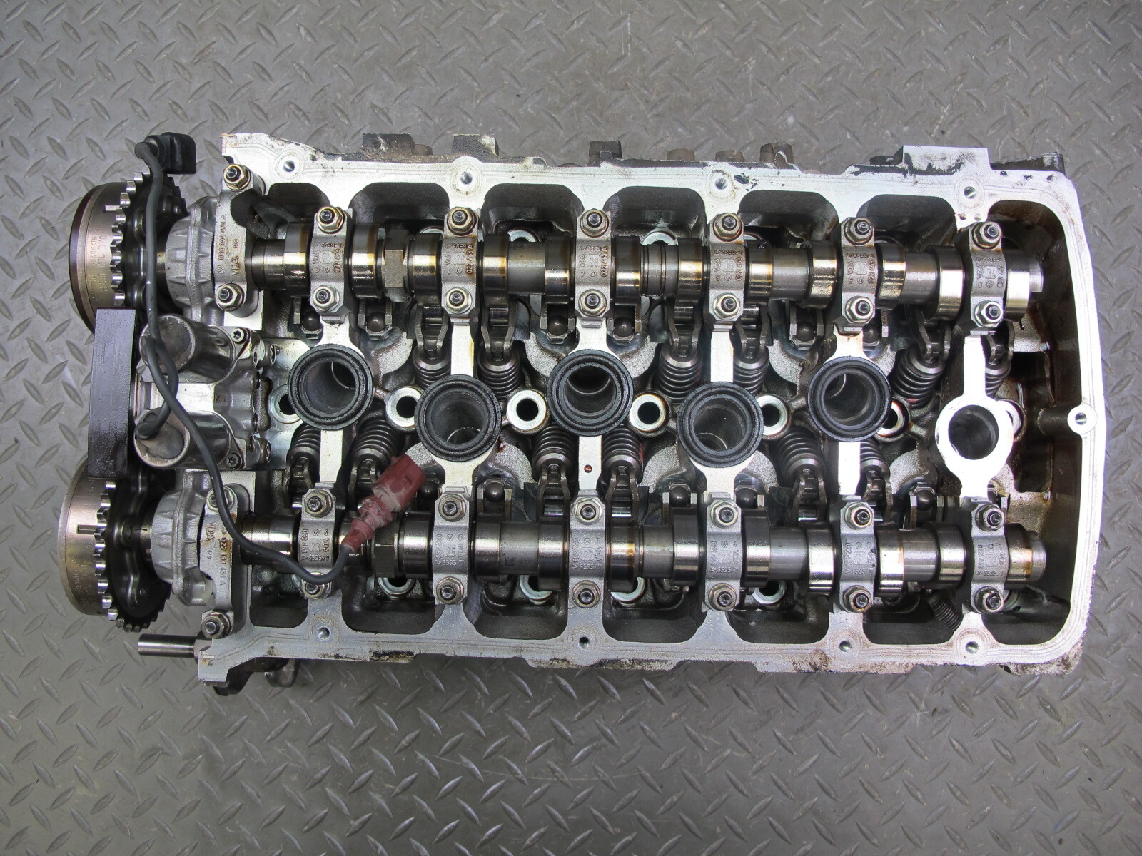 03-10 BENTLEY CONTINENTAL GTC GT 6.0L ENGINE LEFT CYLINDER HEAD W CAMSHAFTS 37k