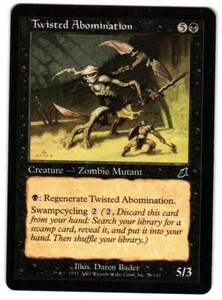 Magic_the_gathering Scourge Twisted Abomination #76 2003,MTG,LP Common