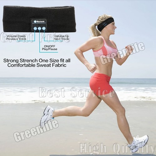 Bluetooth Wireless Stereo Headphone Head Band Sleep Headset Sports Headbands - Picture 11 of 22