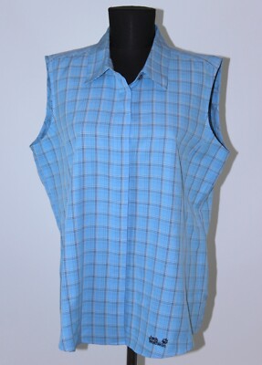 Jack Wolfskin womens active wear shirt Size EU XL / UK 18 sleeveless