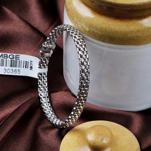 925 Sterlingsilber Einzigartig Damen Offen Tulpe Armband Schmuck Geburtstag Gift - Bild 4 von 7