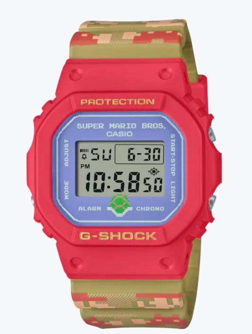 Casio G-Shock Nintendo collaboration Game Super Mario Bros Watch