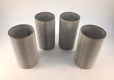 4 ECS Extrusion Screen Mesh Filter Stainless Steel 2.56"  x 5" Cylinder