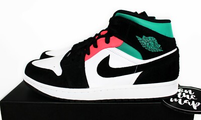 Nike Air Jordan 1 Retro Mid SE South Beach Green Pink UK 5 8 9 10
