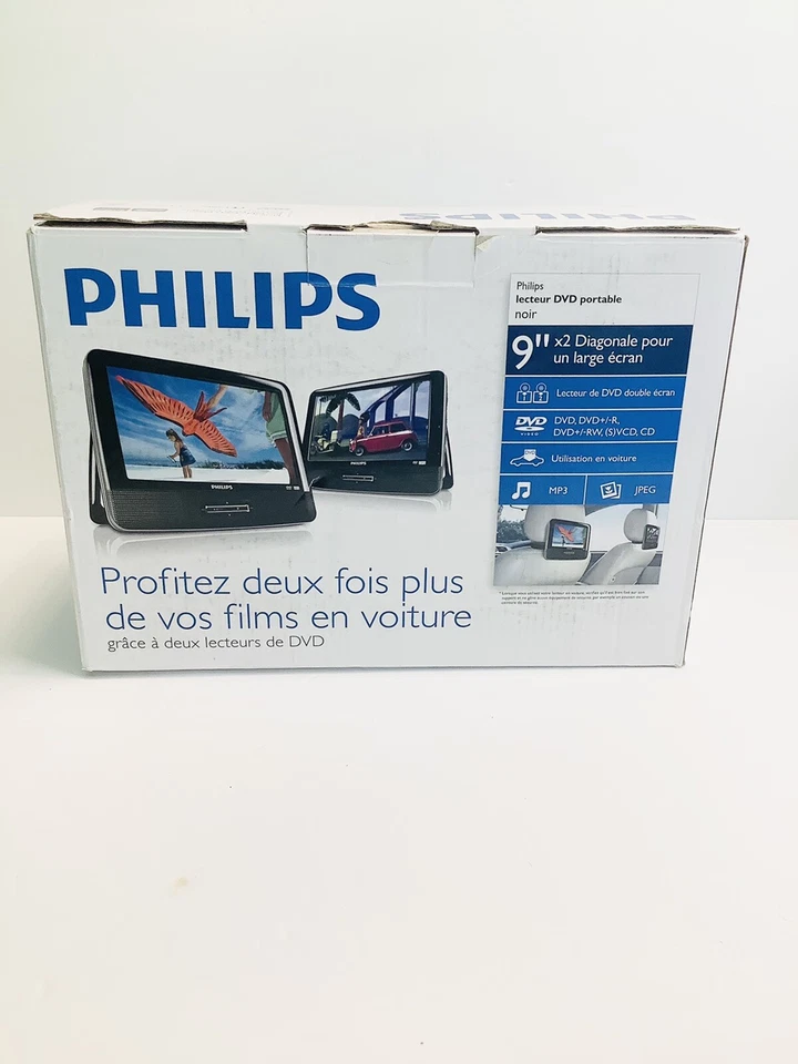 Philips PD9012M/37 9-inch Dual Screen Portable DVD Player For Travelers - Image 2 of 4