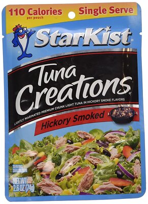 Starkist Tuna Creations HICKORY SMOKED WILD Single Serve 2.6-Oz. Pouch (6 Pack)