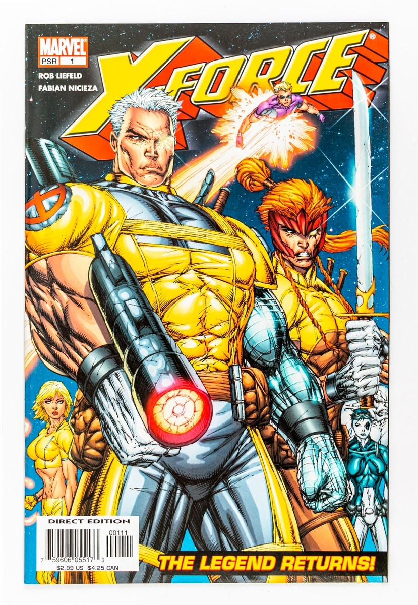 X-Force #1 (2004 Marvel Comics) Cable & Shatterstar! Rob Liefeld