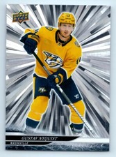 2024-25 Upper Deck Series 2 #344 GUSTAV NYQUIST Silver Outburst Predators