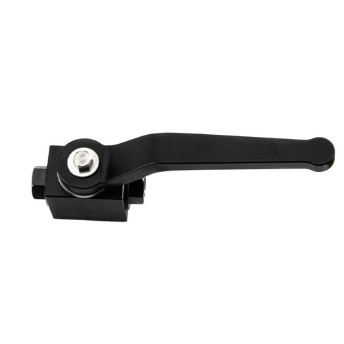 1/8 NPT Aluminum Brake Line Lock Shut Off Valve - Billet Black By ASI Performance