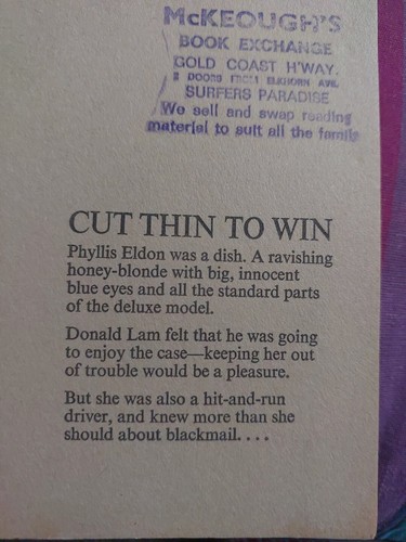 Erle Stanley Gardner Cut Thin to Win Corgi Paperback Lam & Cool - Picture 4 of 6