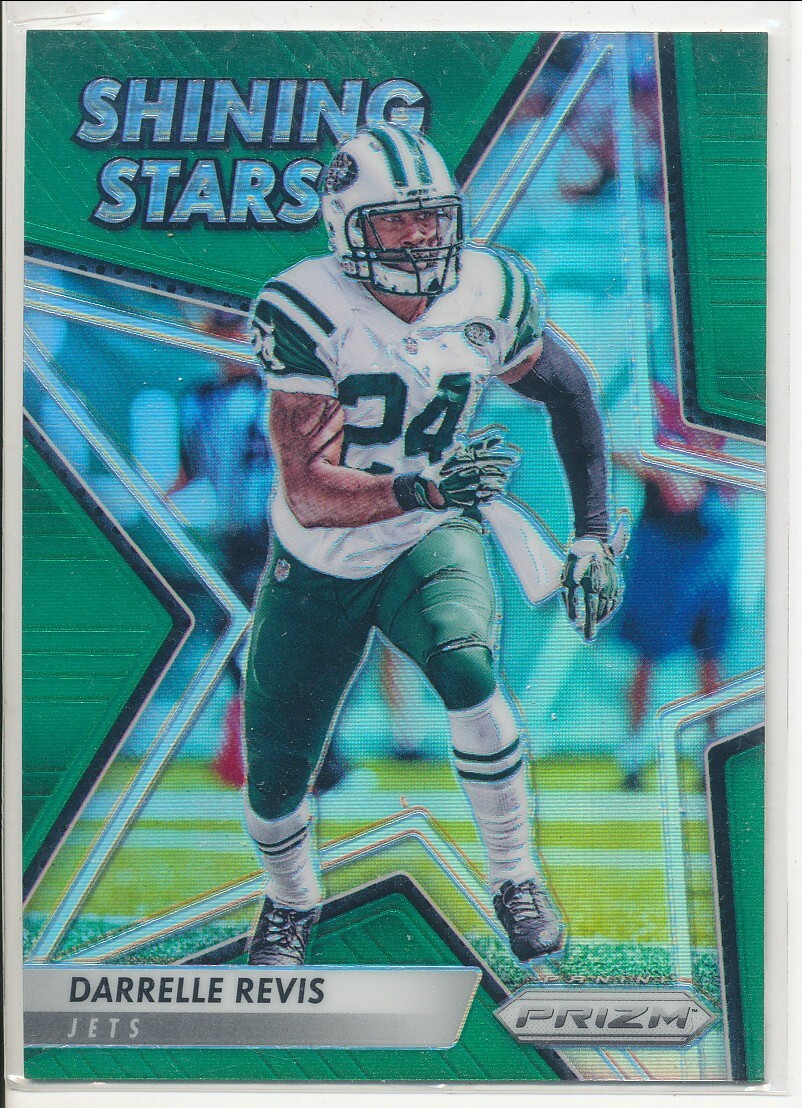 2016 Panini Prizm - Darrelle Revis #15 Shining Stars Green
