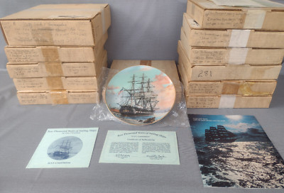 Set of 12 Royal Cornwall Collector Plates / Two Thousand Years of Sailing Ships