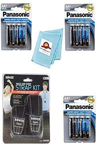 Accessory Kit: Batteries + Strap + Cleaning Cloth for Fujifilm Instax Mini 9, 8+ - Afbeelding 1 van 1