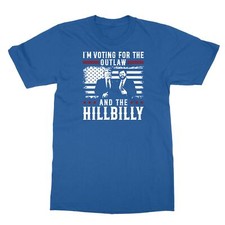 Voting For Outlaw And Hillbilly 2024 Trump Vance Fan Unisex T-Shirt
