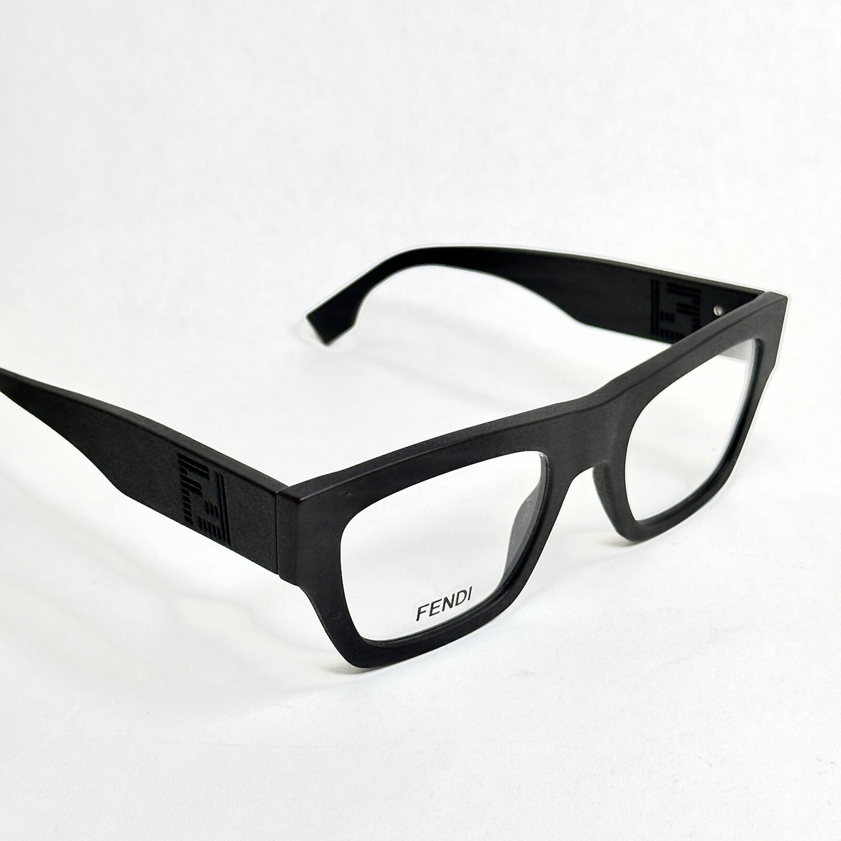 FENDI SHADOW 3D Print 50069 002 Matte Black Eyeglass Optical
