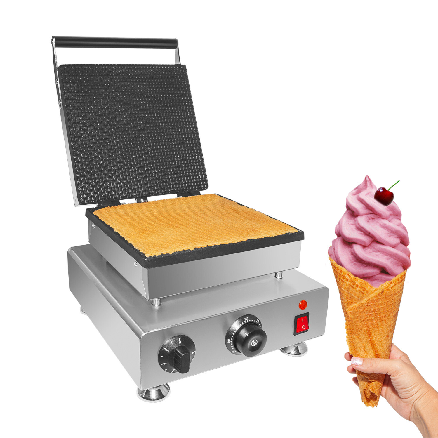 waffle cone iron maker