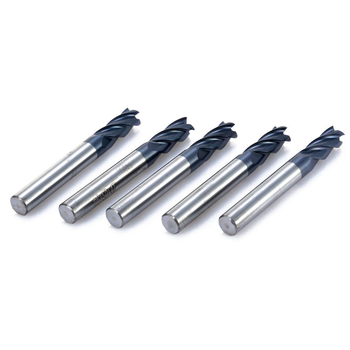 4stk 4/6/8/10mm Extra Lange Fräser 2 Flöte HSS CNC Bit