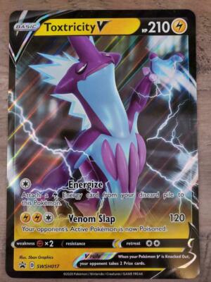 Toxtricity V SWSH017 Ultra Rare Promo Pokemon Sword & Shield | 1