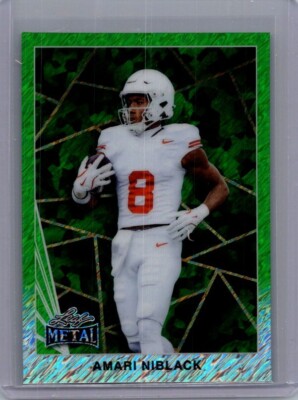 Amari Niblack 2024 Leaf Football 1/1 Pre Production Proof